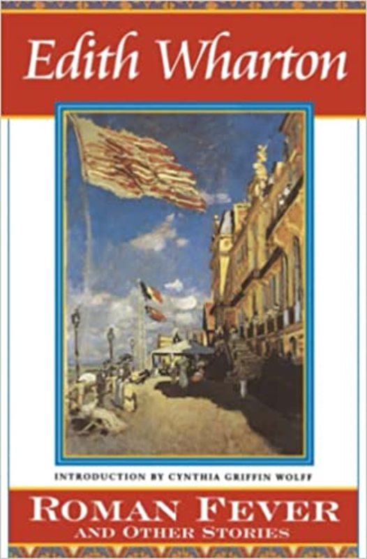 Book cover for "Roman Fever and Other Stories" by Edith Wharton