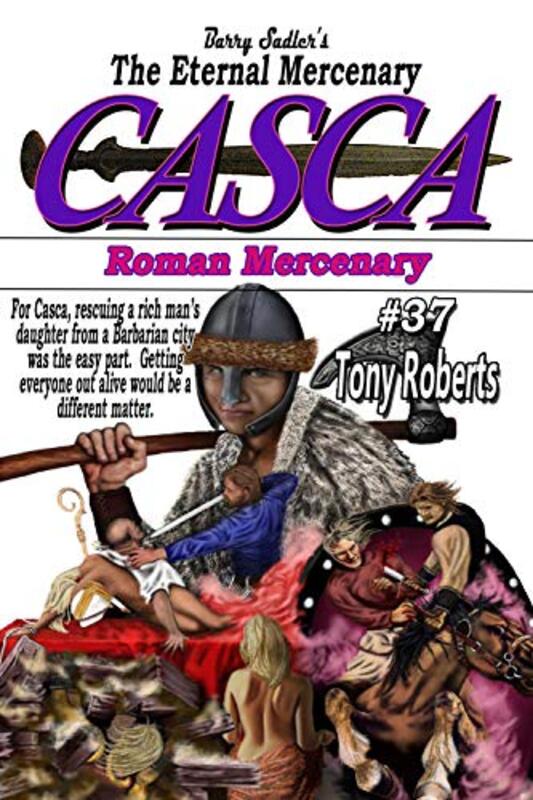 Book cover for "Roman Mercenary" by Tony Roberts