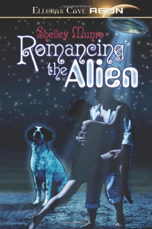 Book cover for "Romancing the Alien" by Shelley Munro