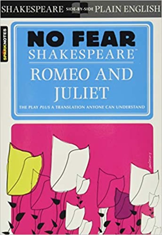 Book cover for "Romeo and Juliet" by William Shakespeare