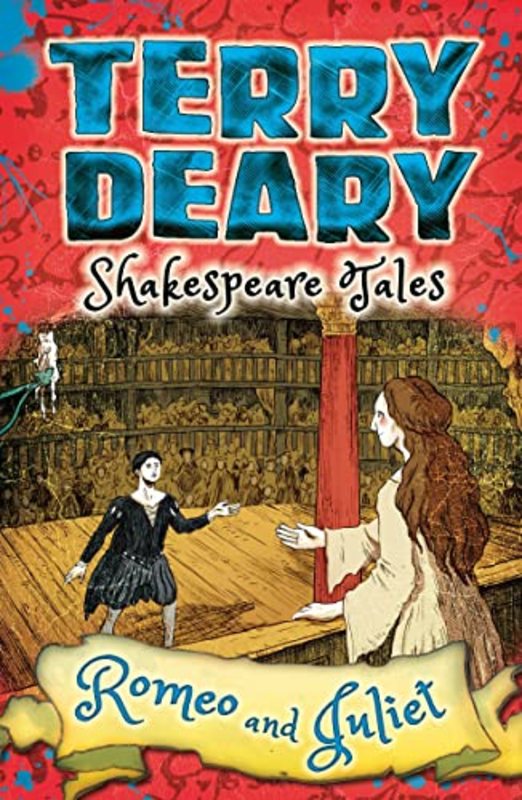 Book cover for "Romeo and Juliet" by Terry Deary