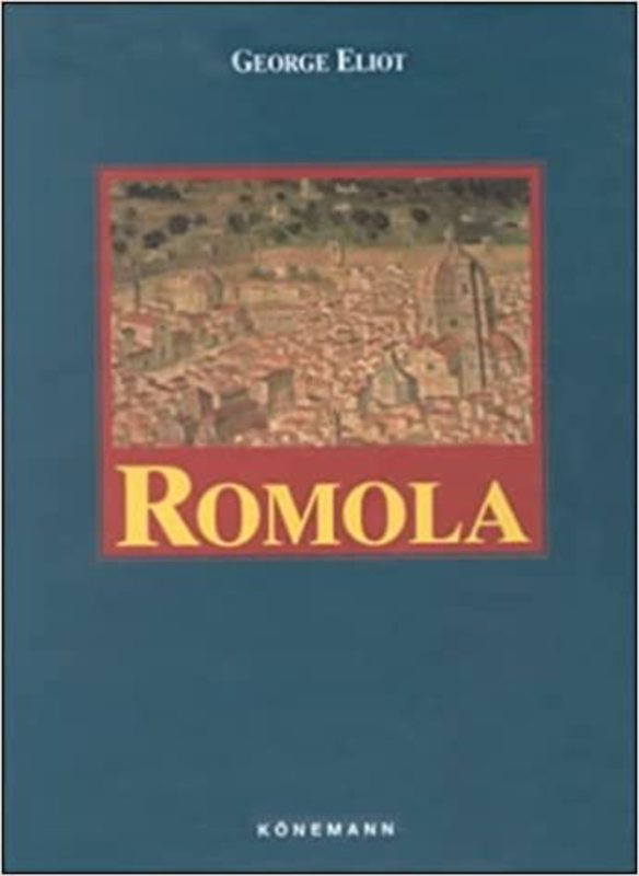 Book cover for "Romola" by George Eliot