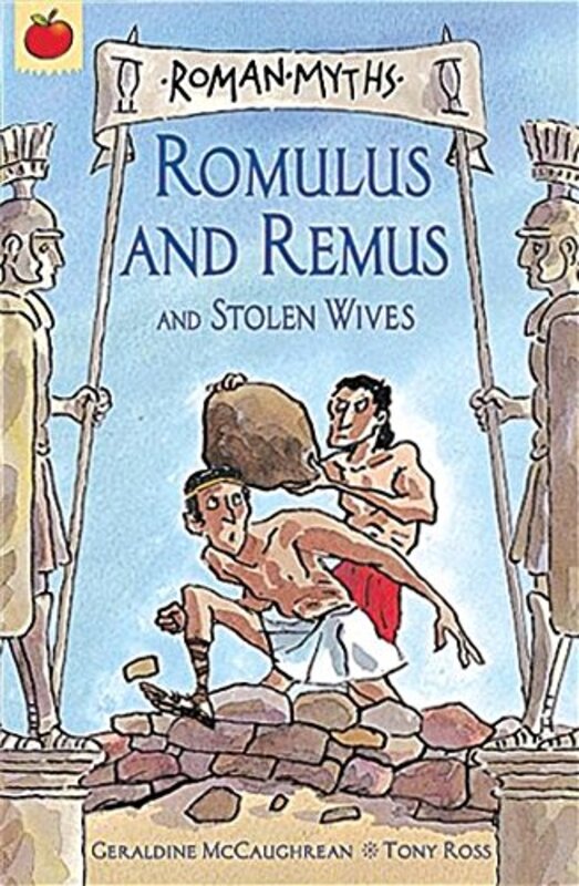 Book cover for "Romulus and Remus" by Geraldine McCaughrean