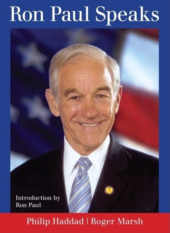 Book cover for "Ron Paul Speaks"