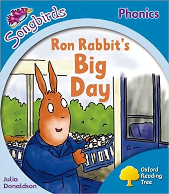 Book cover for "Ron Rabbit's Big Day" by Julia Donaldson