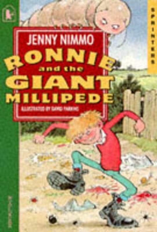 Book cover for "Ronnie and the Giant Millipede" by Jenny Nimmo
