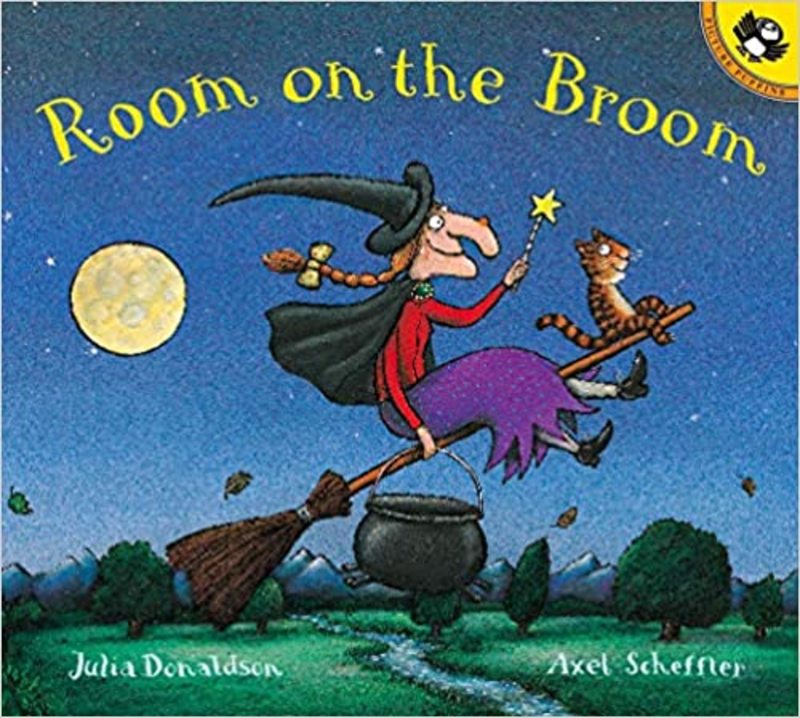 Book cover for "Room on the Broom" by Julia Donaldson