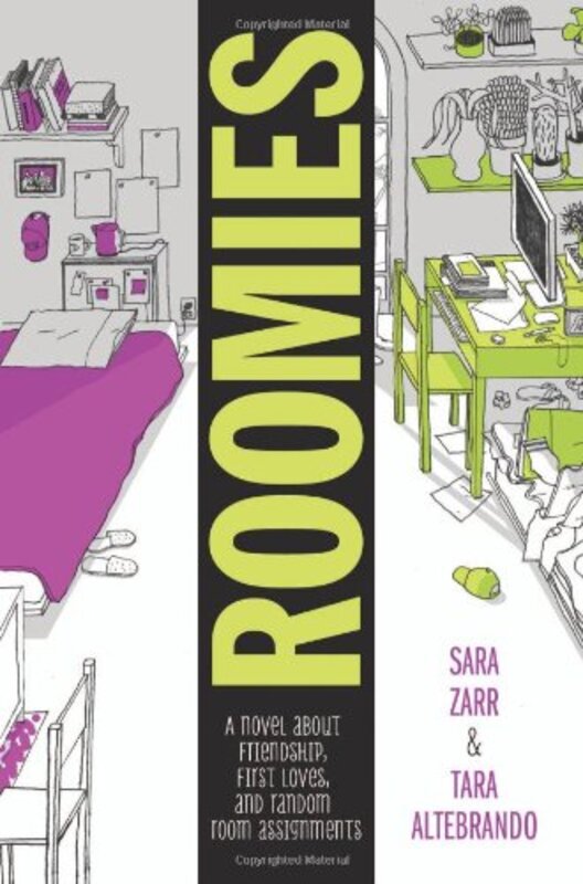 Book cover for "Roomies" by Sara Zarr