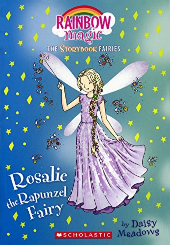 Book cover for "Rosalie the Rapunzel Fairy" by Daisy Meadows