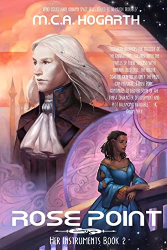 Book cover for "Rose Point" by MCA Hogarth