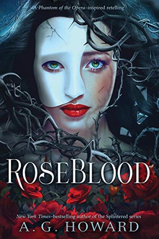 Book cover for "RoseBlood" by AG Howard