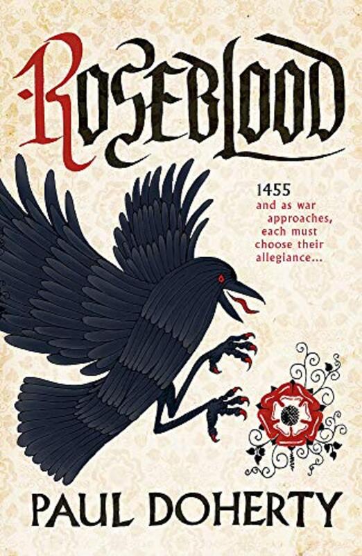 Book cover for "Roseblood" by Paul Doherty