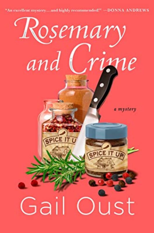 Book cover for "Rosemary and Crime" by Gail Oust