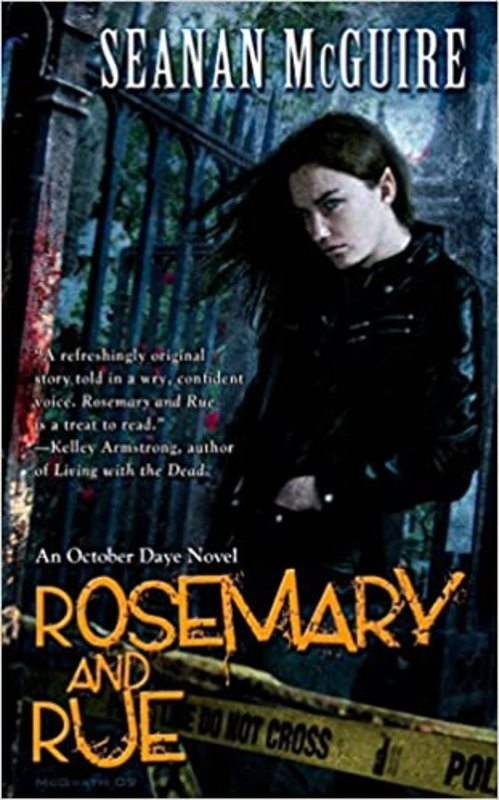 Book cover for "Rosemary and Rue" by Seanan McGuire