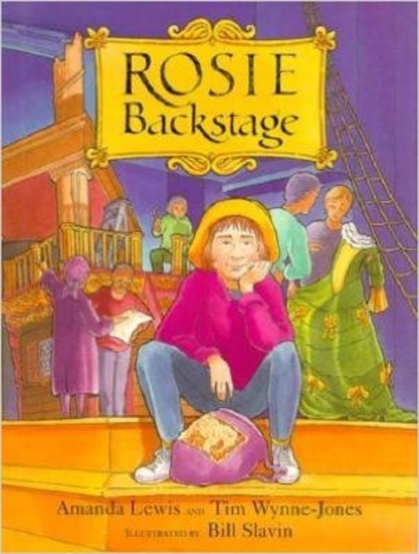 Book cover for "Rosie Backstage" by Tim Wynne Jones
