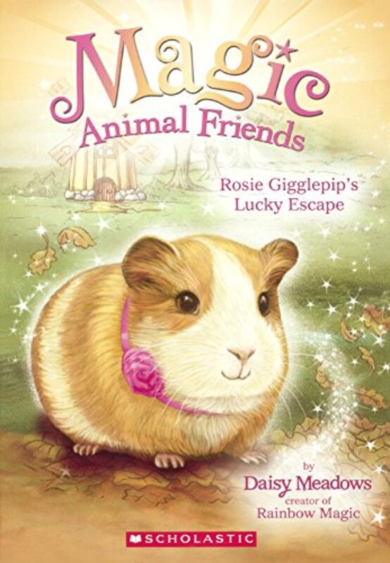 Book cover for "Rosie Gigglepip's Lucky Escape" by Daisy Meadows