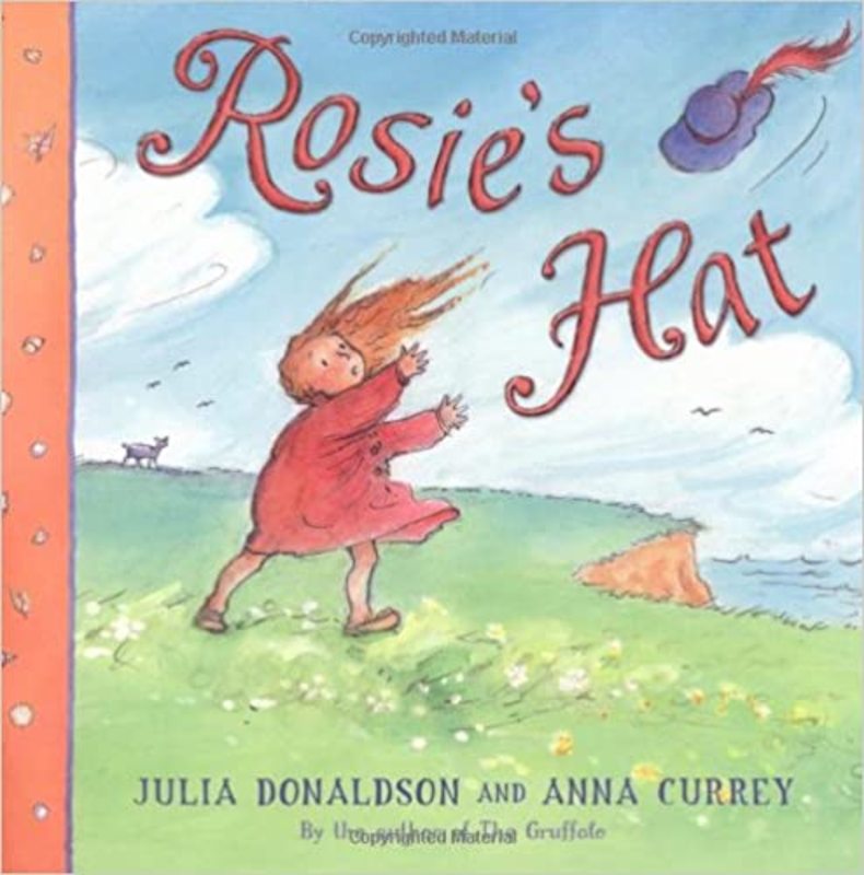 Book cover for "Rosie's Hat" by Julia Donaldson