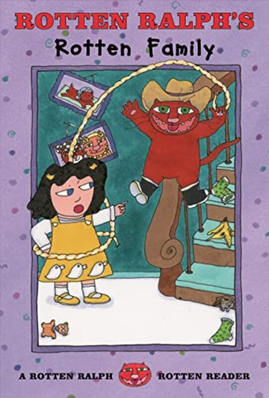 Book cover for "Rotten Ralph's Rotten Family" by Jack Gantos