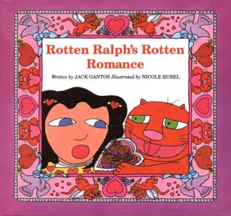 Book cover for "Rotten Ralph's Rotten Romance" by Jack Gantos