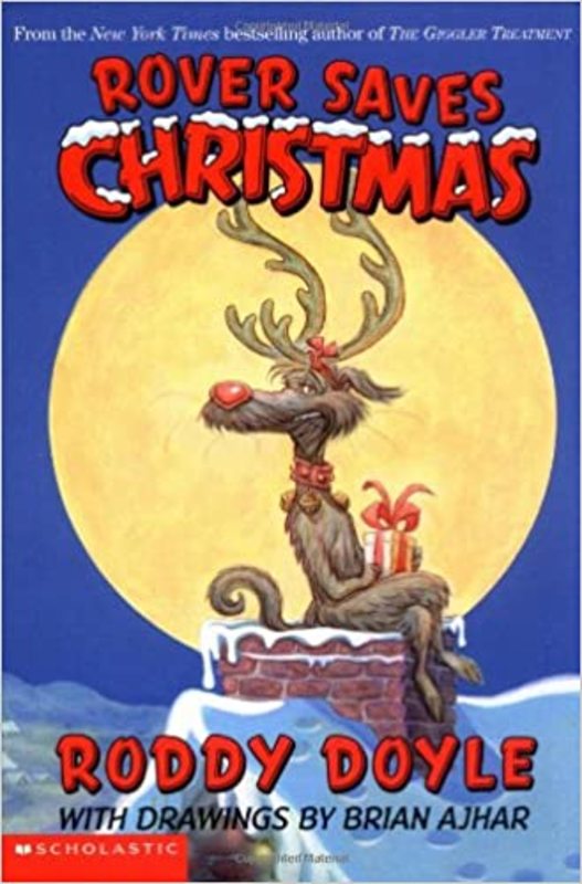 Book cover for "Rover Saves Christmas" by Roddy Doyle