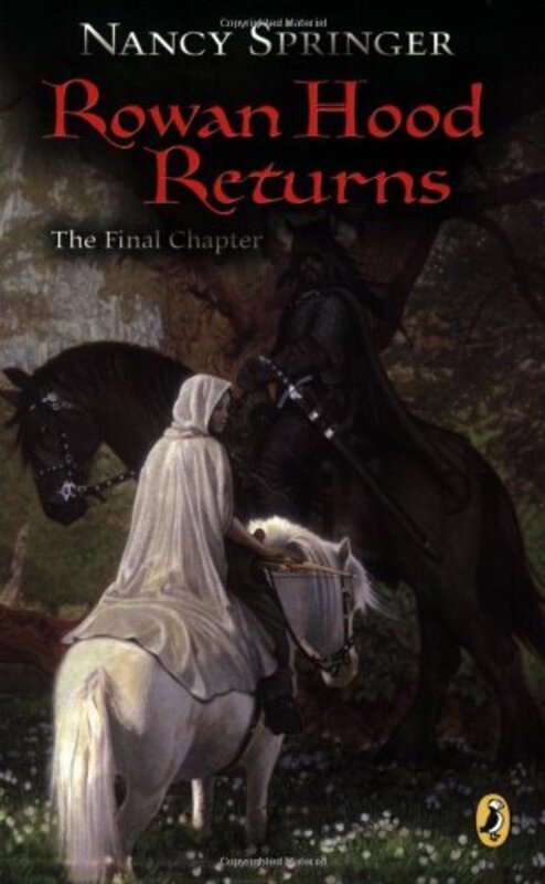 Book cover for "Rowan Hood Returns" by Nancy Connor Springer