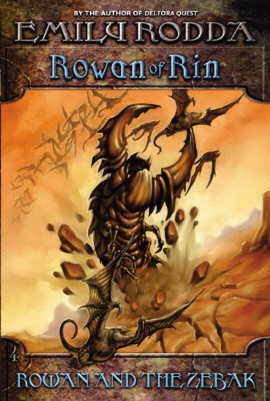 Book cover for "Rowan and the Zebak" by Emily Rodda