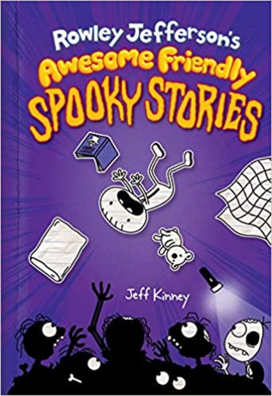 Book cover for "Rowley Jefferson’s Awesome Friendly Spooky Stories" by Jeff Kinney