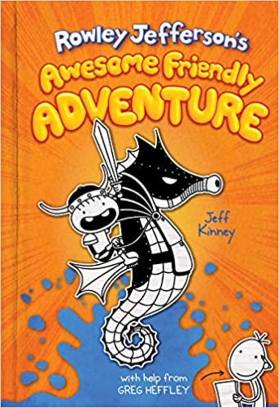 Book cover for "Rowley Jefferson's Awesome Friendly Adventure" by Jeff Kinney