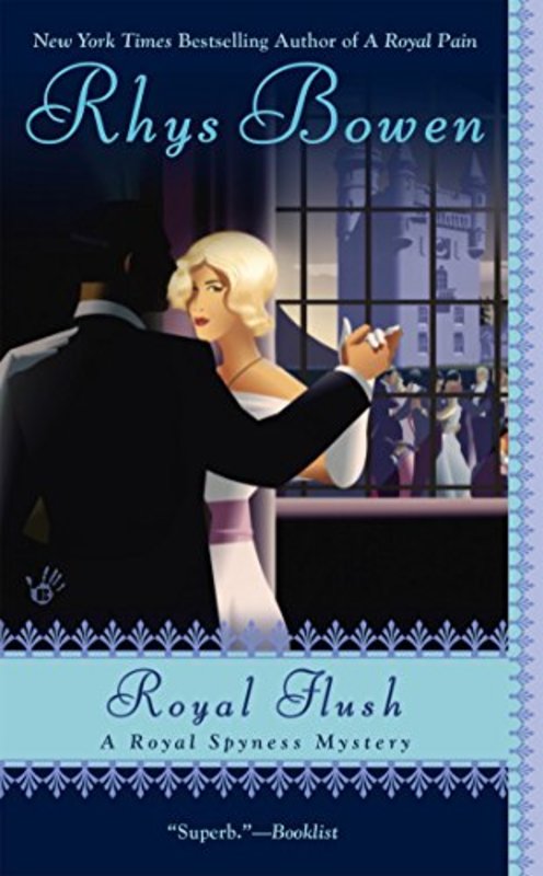 Book cover for "Royal Flush" by Rhys Bowen