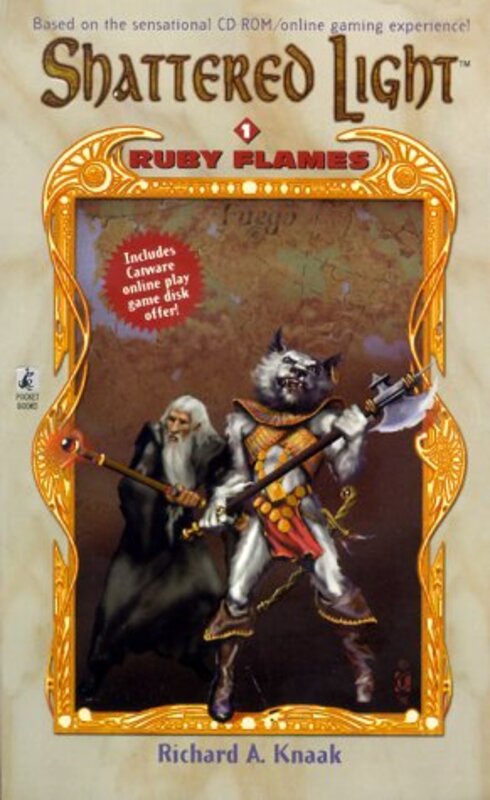 Book cover for "Ruby Flames" by Richard A Knaak