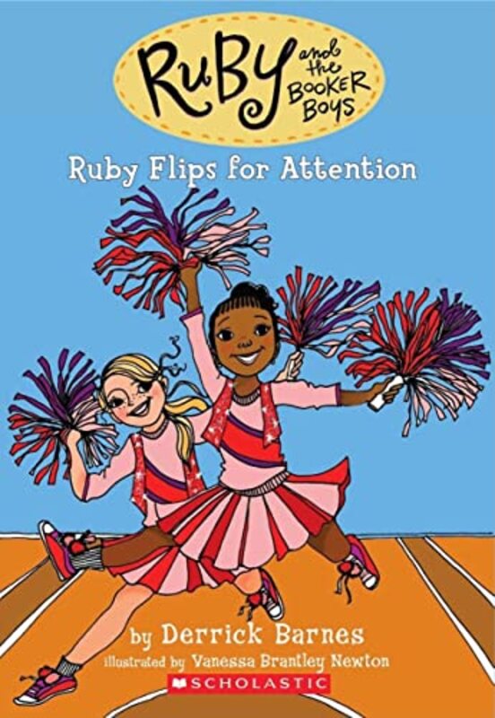 Book cover for "Ruby Flips For Attention" by Derrick Barnes