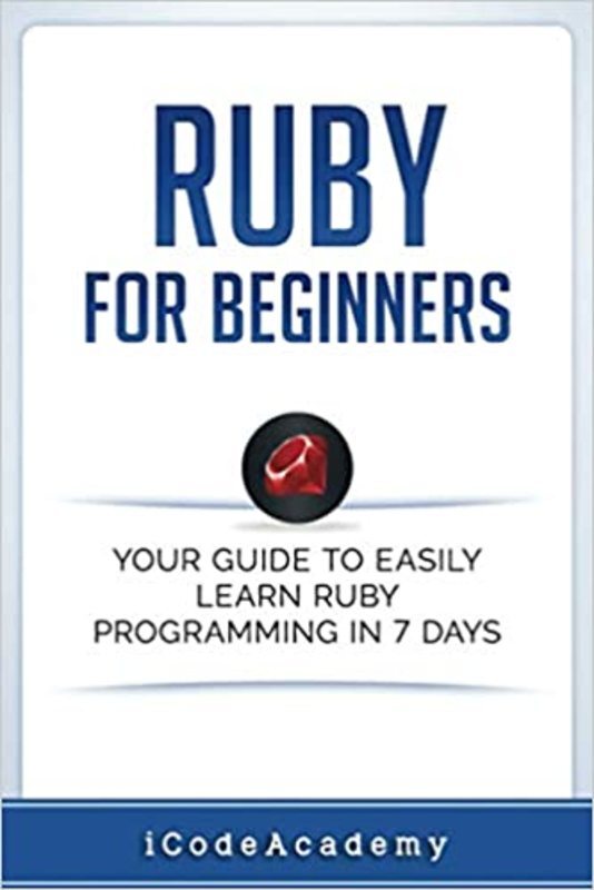 Book cover for "Ruby For Beginners" by iCode Academy