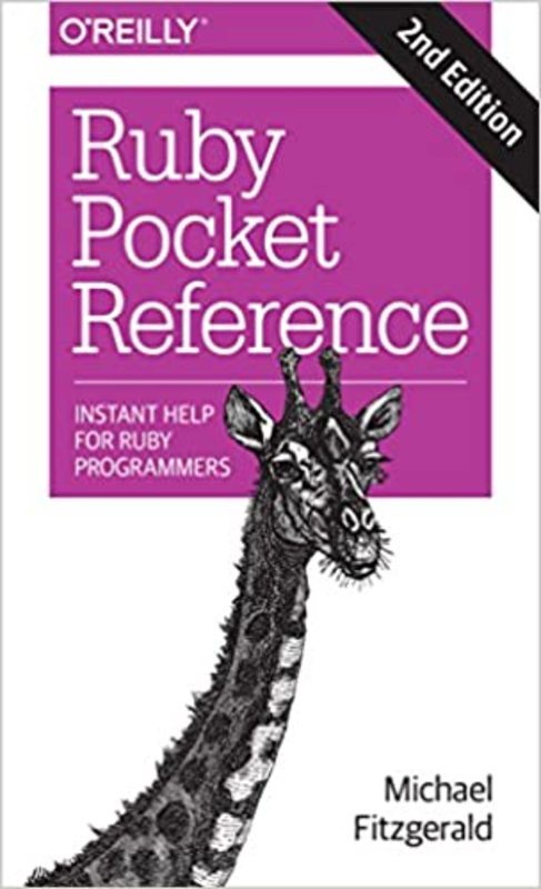 Book cover for "Ruby Pocket Reference" by Michael Fitzgerald
