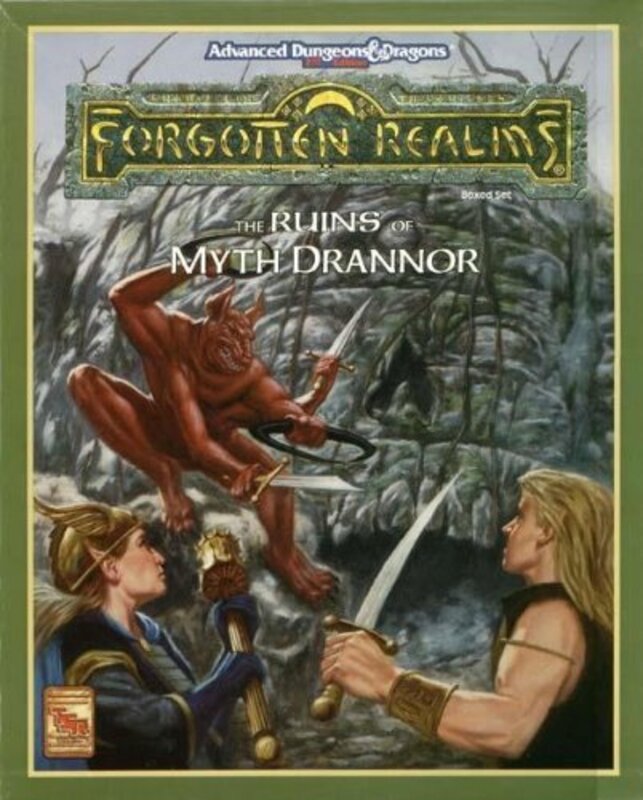 Book cover for "Ruins of Myth Drannor" by Ed Greenwood