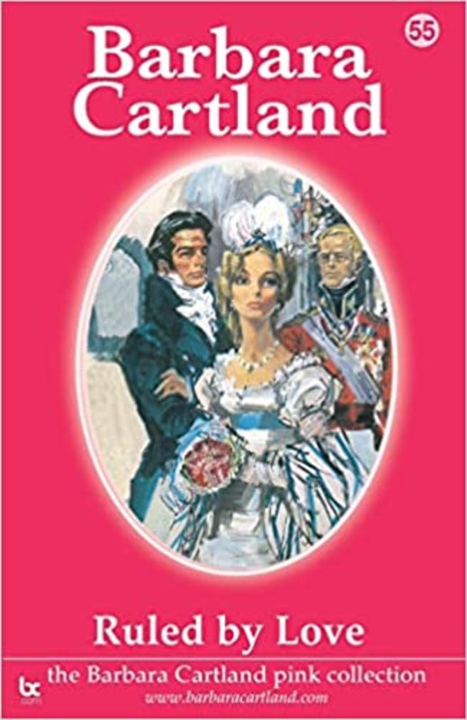 Book cover for "Ruled by Love" by Barbara Cartland
