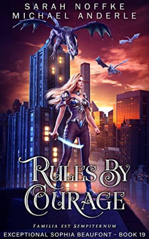 Book cover for "Rules By Courage" by Sarah Noffke