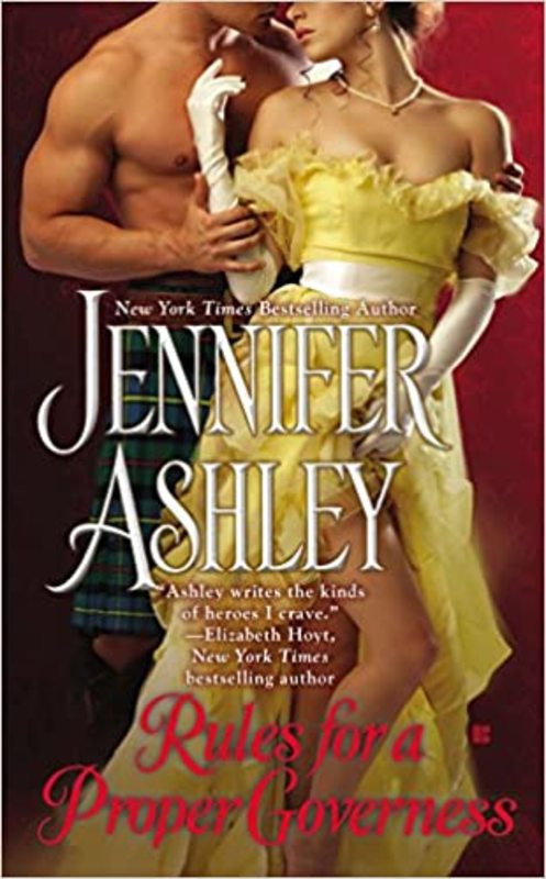 Book cover for "Rules for a Proper Governess" by Jennifer Ashley