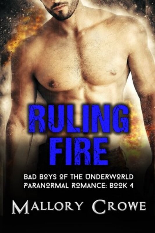 Book cover for "Ruling Fire" by Mallory Crowe