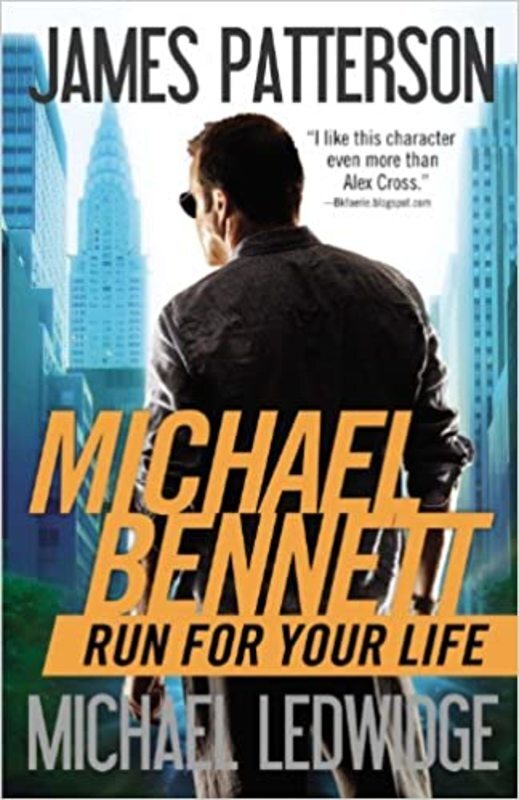 Book cover for "Run for Your Life" by James Patterson