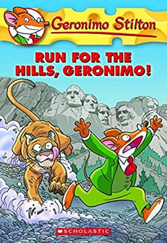 Book cover for "Run for the Hills, Geronimo!" by Elisabetta Dami