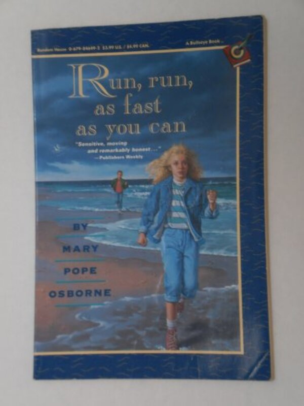 Book cover for "Run, Run, As Fast As You Can" by Mary Pope Osborne