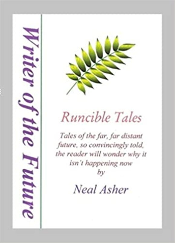 Book cover for "Runcible Tales" by Neal Asher