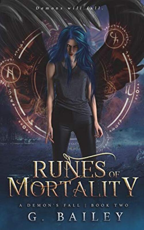 Book cover for "Runes of Mortality" by G Bailey