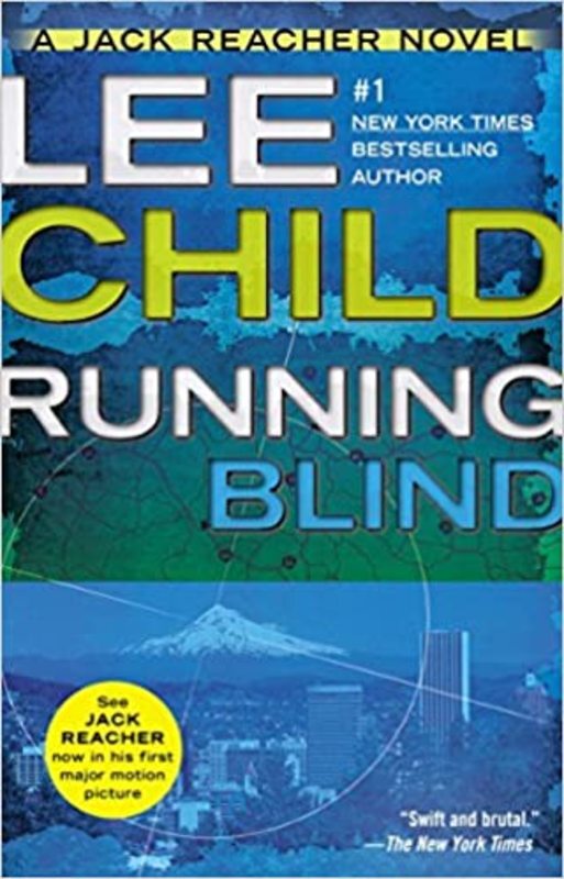 Book cover for "Running Blind" by Lee Child