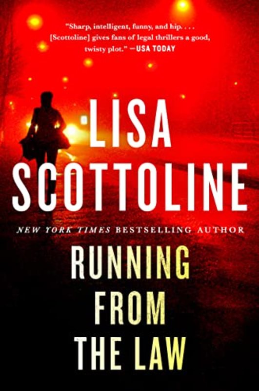 Book cover for "Running from the Law" by Lisa Scottoline