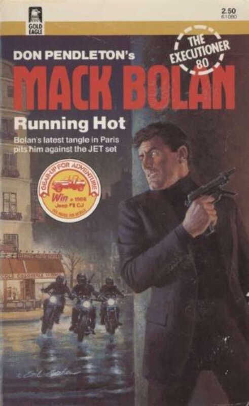 Book cover for "Running Hot" by Don Pendleton
