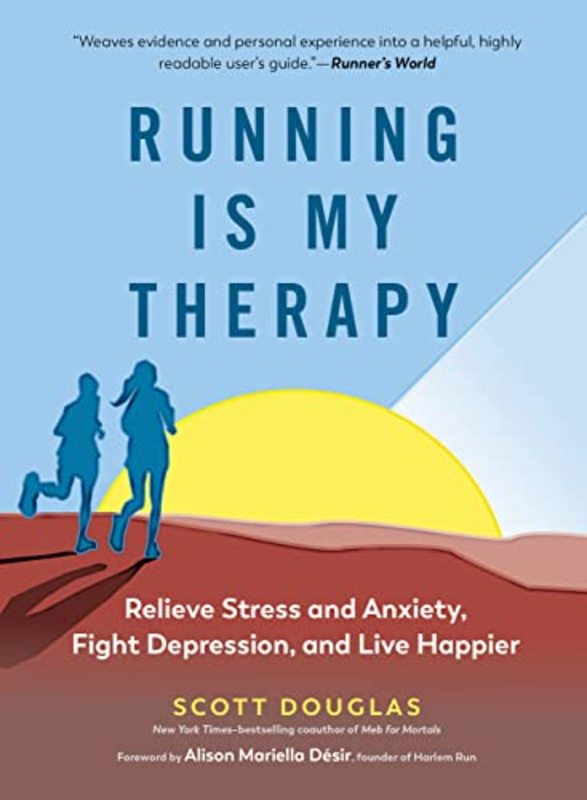 Book cover for "Running Is My Therapy" by Scott Douglas