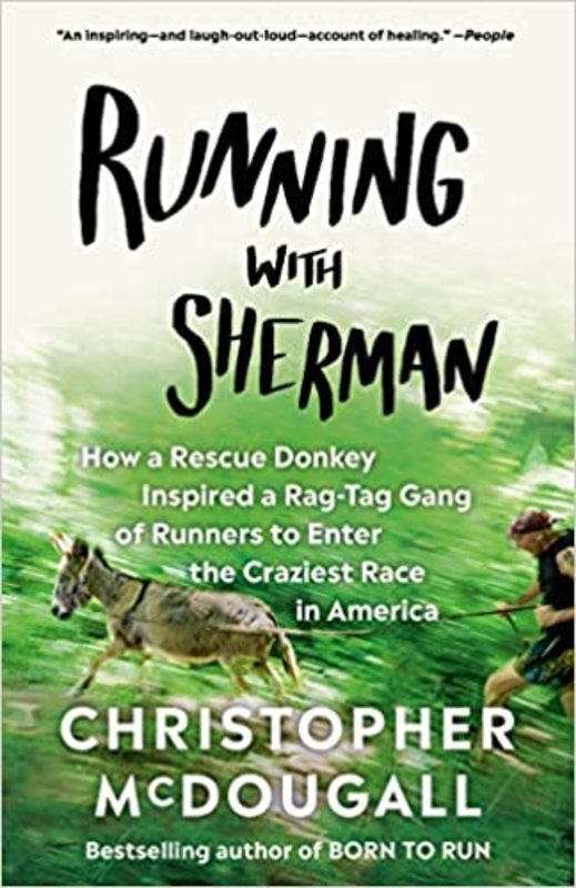 Book cover for "Running with Sherman" by Christopher McDougall