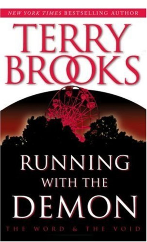 Book cover for "Running with the Demon" by Terry Brooks