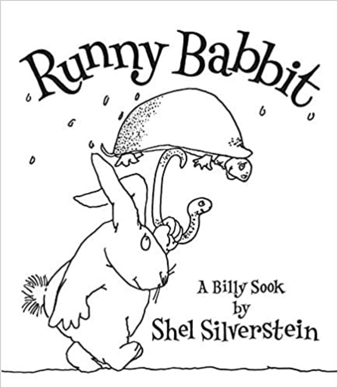 Book cover for "Runny Babbit" by Shel Silverstein